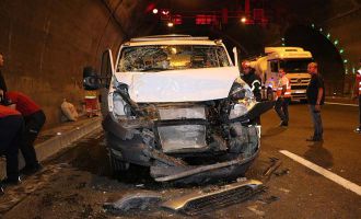 Bolu Dağı Tüneli’nde kaza: 1 yaralı