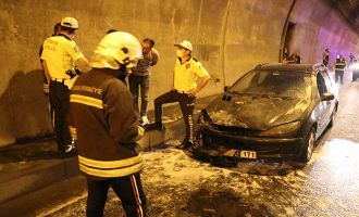 Bolu Dağı Tüneli’nde Yangın!