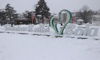 Bolu, eksi 20,6 dereceyle Türkiye’nin en soğuk ili oldu