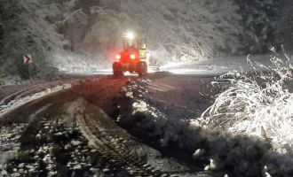Bolu’da 134 köy yolu ulaşıma kapandı......