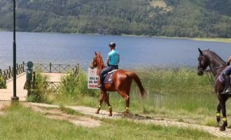 Bolu'da atlı jandarma timleri görev başında