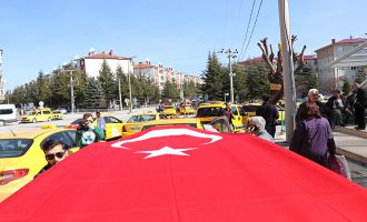 Bolu’da, Bahar Kalkanı Operasyonu’na destek konvoyu yapıldı