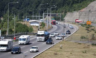Bolu’da bayram trafiği yoğunluğu başladı….