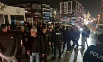 Bolu’da iki grup tekme ve yumruklarla birbirine girdi.....