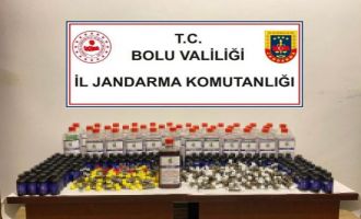 Bolu'da kaçak içki operasyonu: Piyasa değeri 42 bin lira