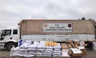 Bolu’da, kaçak tütün ve cerrahi maske operasyonu….