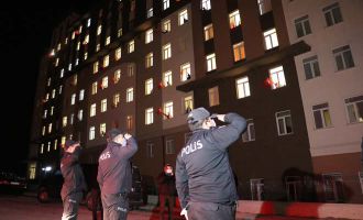 Bolu’da karantina altında 23 Nisan kutlaması