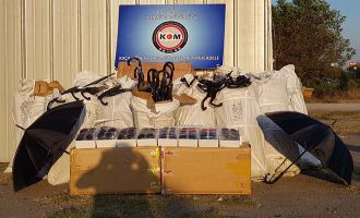 Bolu’da, kargo aracına operasyon