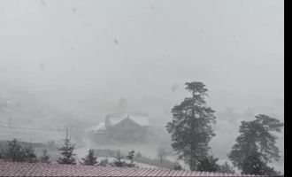 Bolu’da mayıs ayında kar sürprizi