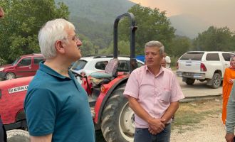 Bolu'da orman yangınına müdahale sürüyor: 100 hektarlık alan yandı