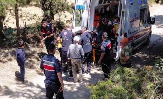 Bolu’da traktörden düşen 2 kişi yaralandı