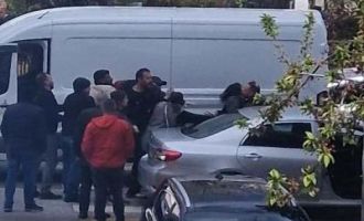 Bolu'da yol verme kavgası: O anlar kamerada