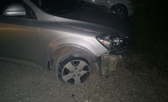 Bolu'da yön levhasına çarpıp kaçan alkollü sürücü kamerada bulundu