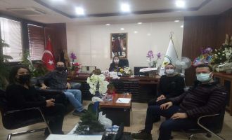 Bolulu Mimarlar Asuman Şentürk Tekin’e ‘hayırlı olsun’ ziyaretinde bulundular