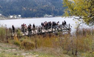 Bolu'nun doğa harikası Abant’ta sonbahar ve kış bir arada....