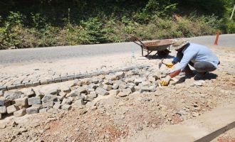 Bolu’nun doğa harikasının yolları güzelleştiriliyor….