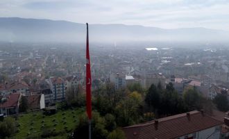 Bolu’yu sis tabakası kapladı….