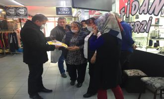 CHP ESNAFIN NABZINI TUTMAYA DEVAM EDİYOR 