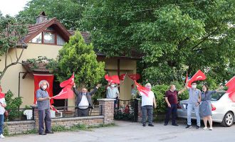 CHP il yönetiminden muhteşem kutlama 
