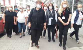 CHP'li Kadınlar yarın seçim olacakmış gibi çalışıyor...