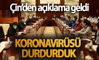 Çin;’Korona virüs salgınını büyük ölçüde durdurduk’
