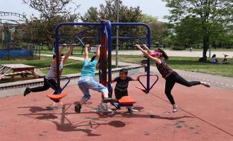 Çocuk olmanın tadını doyasıya yaşadılar 