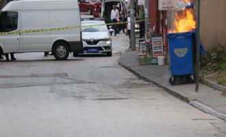 Çöp konteynerine konulan şüpheli paket patlatıldı.....