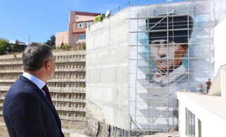 Dev Atatürk portresi büyük ilgi gördü 
