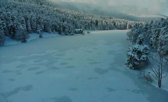 Donan Gölcük Tabiat Parkı'nın görüntüleri hayran bıraktı