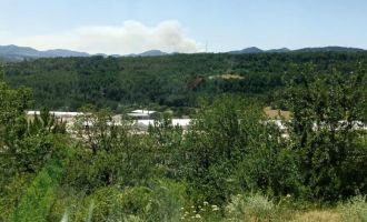 Göynük’te orman yangınına Havadan ve karadan müdahale sürüyor