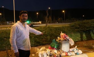 İşletme sahibi çöp dolu manzaraya isyan etti: ‘Bu pislikler, çöpler bizleri son derece üzüyor’