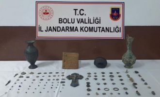 Jandarmadan tarihi eser operasyonu: 1 gözaltı