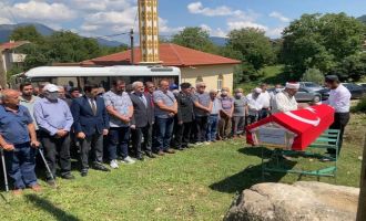 Kıbrıs gazisi son yolculuğuna uğurlandı......