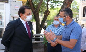 Korona virüs denetimlerine katılan Bolu Valisi Ahmet Ümit vatandaşları uyardı