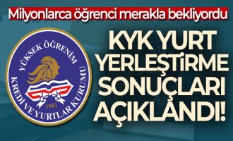 KYK yurt başvuru sonuçları açıklandı!
