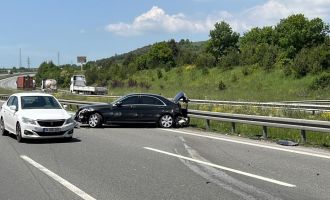 Milli Eğitim Bakanı’nın makam aracı TEM’de kaza yaptı