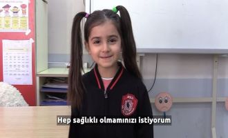 Minik öğrencilerden anlamlı mesaj 'Beni bırakma, sigarayı bırak'