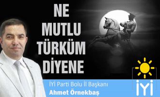 Ne mutlu Türküm diyene