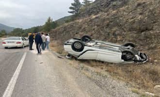 Nişanlısını görmeye giderken ölümden döndü