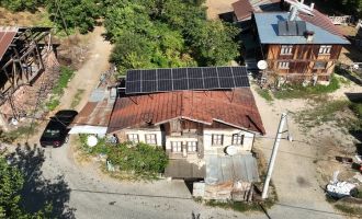 O köyde artık elektriğe ücret ödemeyecekler.......