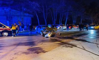 Otomobil ile cip çarpıştı: 1 yaralı.....