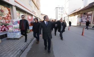 ÖZCAN ESNAF ZİYARETLERİNE DEVAM EDİYOR....