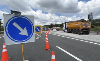 TEM Otoyolu'nda 4 gün boyunca İstanbul istikametine trafik tek istikametten sağlanacak