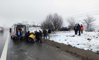 TEM’de trafik kazası: 3 yaralı....
