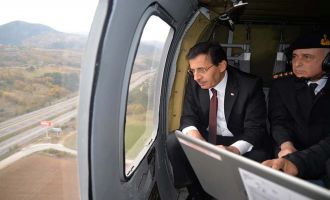 Vali Ümit Trafik Denetimlerini Havadan İnceledi