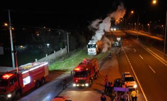 Yalova’dan Azerbaycan’a giden kimyasal yüklü tanker tepkimeye girdi, ekipler harekete geçti