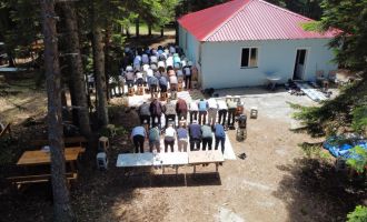 Yaylada bin kişinin katılımıyla cami açılışı yapıldı
