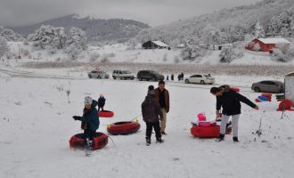 Yaylalar kayak merkezi haline geldi