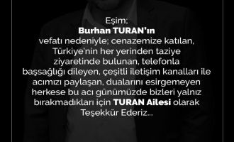 TEŞEKKÜR İLANI ............