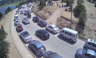 Yüzde yüz doluluk oranına ulaşan tabiat parkları araç girişine kapatıldı